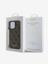 Guess Guess 4G Charm Back Cover für iPhone 16 Pro Max Ton in Ton Braun