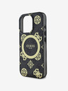 Guess IML 4G Peony MagSafe Backcover für iPhone 16 Pro Max Black Handyhülle