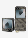 Guess Guess 4G Charm Back Cover für Samsung Galaxy Z Flip 6 Braun