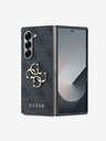 Guess Guess PU 4G Metall-Logo Schutzhülle für Samsung Galaxy Z Fold 6 Grau