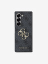 Guess Guess PU 4G Metall-Logo Schutzhülle für Samsung Galaxy Z Fold 6 Grau