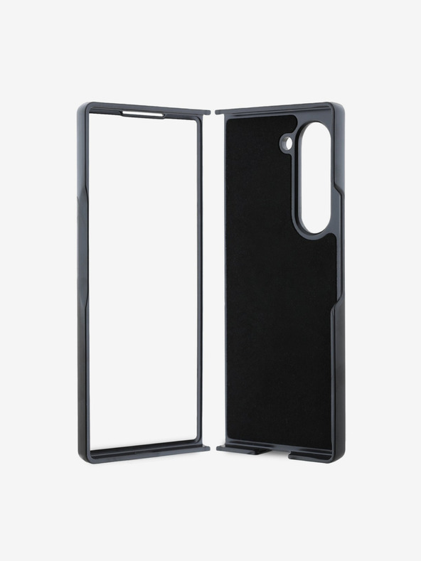 Guess Guess PU 4G Metall-Logo Schutzhülle für Samsung Galaxy Z Fold 6 Grau