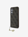 Guess Guess 4G Charm Rückseitenschutz für Samsung Galaxy S24 FE Braun