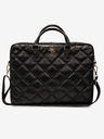 Guess PU Quilted 4G Metal Logo Laptoptasche 15/16" Black Handyhülle