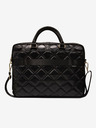 Guess PU Quilted 4G Metal Logo Laptoptasche 15/16" Black Handyhülle