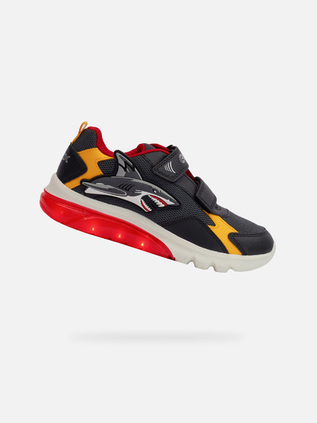 Geox Schwarze Geox Ciberdron Turnschuhe für Jungen