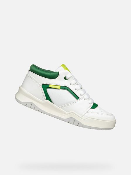 Geox Weiße Geox Perth Jungen Turnschuhe