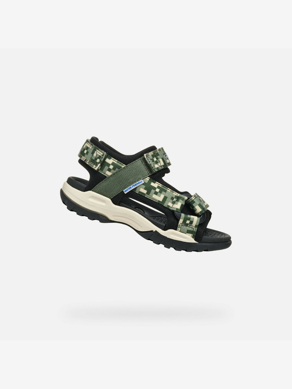 Geox Dunkelgrüne Jungen Sandalen Geox Borealis