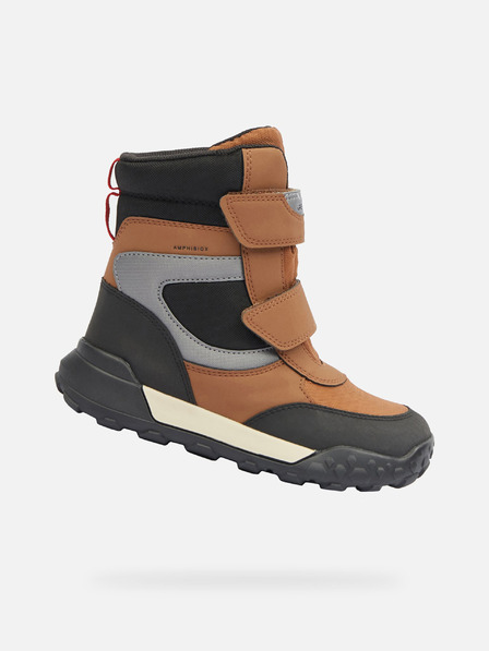 Geox Braun Jungen Winterschuhe Geox Trekkyup B ABX