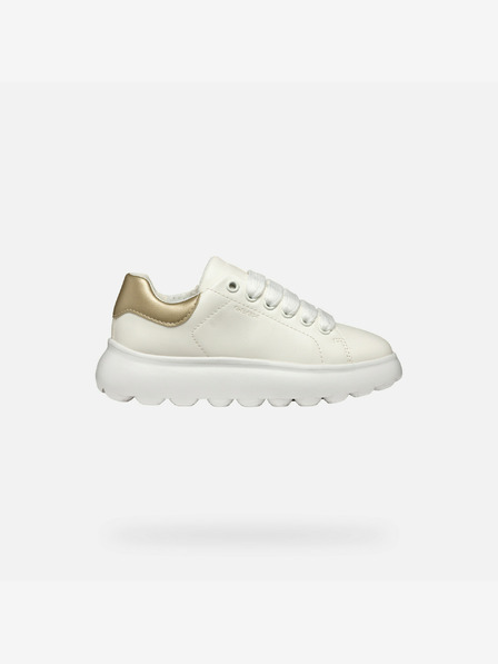 Geox Weiße Geox Puffypop Turnschuhe für Mädchen