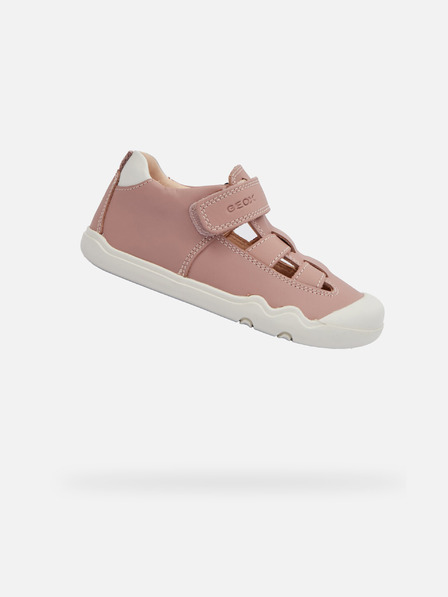 Geox Altrosa Mädchen Barefoot Sneaker mit offenem Rist Geox Steppieu