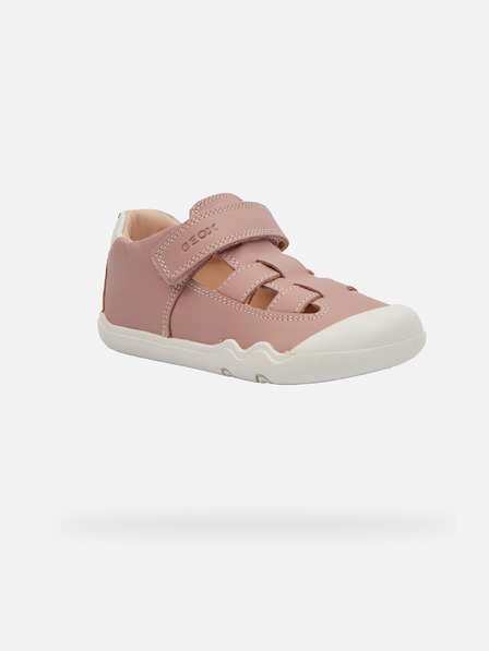 Geox Altrosa Mädchen Barefoot Sneaker mit offenem Rist Geox Steppieu