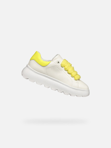 Geox Weiße Geox Puffypop Turnschuhe für Mädchen