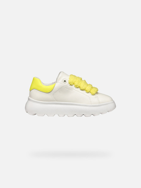 Geox Weiße Geox Puffypop Turnschuhe für Mädchen