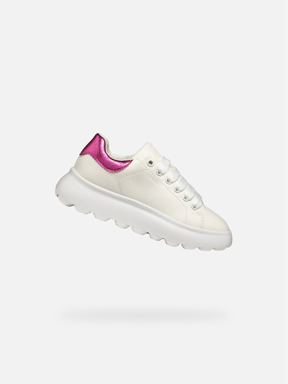 Geox Weiße Geox Puffypop Turnschuhe für Mädchen