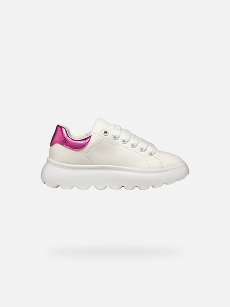 Geox Weiße Geox Puffypop Turnschuhe für Mädchen