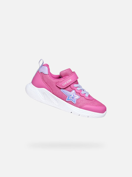 Geox Rosa Mädchen Geox Sprintye Turnschuhe