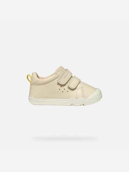 Geox Cremefarbene Mädchen Barefoot Sneaker Geox Steppieup