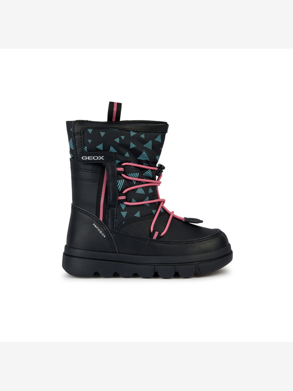 Geox Schwarze Mädchen-Stiefeletten Geox Willaboom Abx