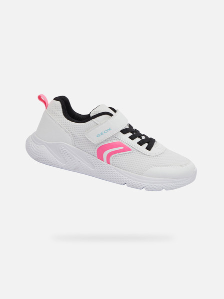 Geox Weiße Geox Sprintye Turnschuhe für Mädchen