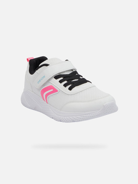 Geox Weiße Geox Sprintye Turnschuhe für Mädchen