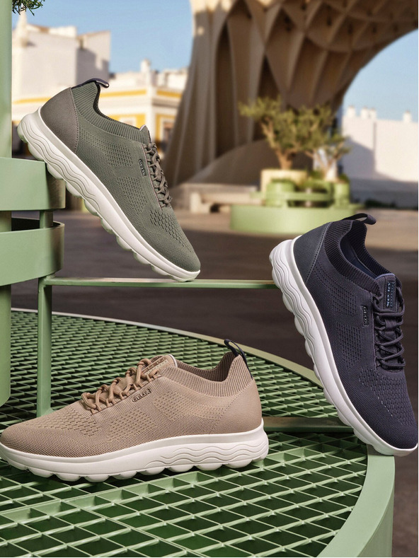 Geox Dunkelblaue Herren-Turnschuhe Geox Spherica