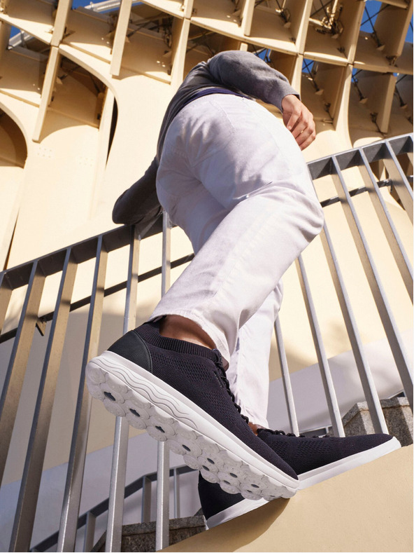 Geox Dunkelblaue Herren-Turnschuhe Geox Spherica