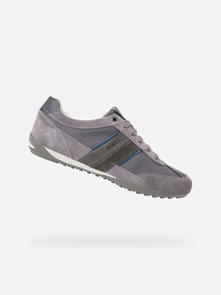 Geox Dunkelgraue Herren Geox Wells Turnschuhe