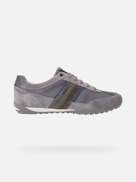 Geox Dunkelgraue Herren Geox Wells Turnschuhe