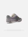 Geox Dunkelgraue Herren Geox Wells Turnschuhe