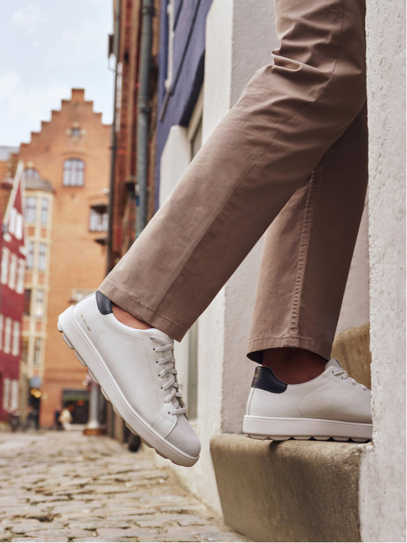 Geox Weiße Herren Geox Spherica ECUB-1 Turnschuhe