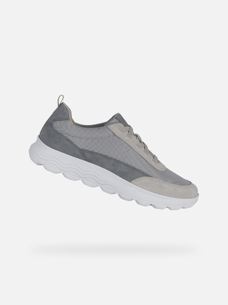 Geox Hellgraue Herren Geox Spherica Turnschuhe