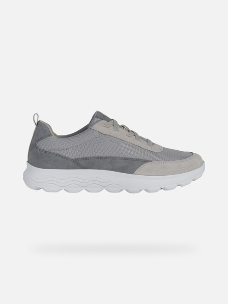 Geox Hellgraue Herren Geox Spherica Turnschuhe