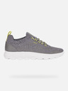 Geox Dunkelgraue Herren Geox Spherica Turnschuhe
