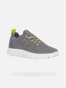 Geox Dunkelgraue Herren Geox Spherica Turnschuhe