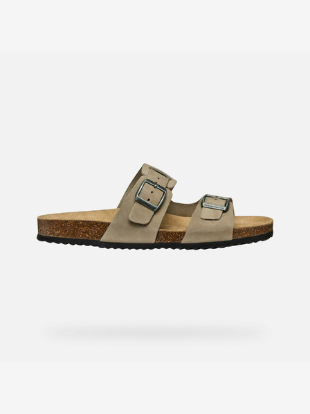 Geox Hellgraue Herren Geox Ghita Pantoffeln