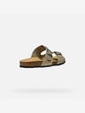 Geox Hellgraue Herren Geox Ghita Pantoffeln