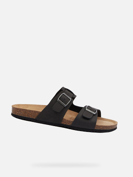 Geox Schwarze Herren-Slipper Geox Ghita