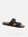 Geox Schwarze Herren-Slipper Geox Ghita