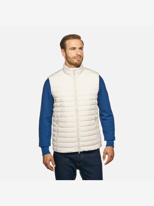 Geox Creme Herren Geox Warrens Weste