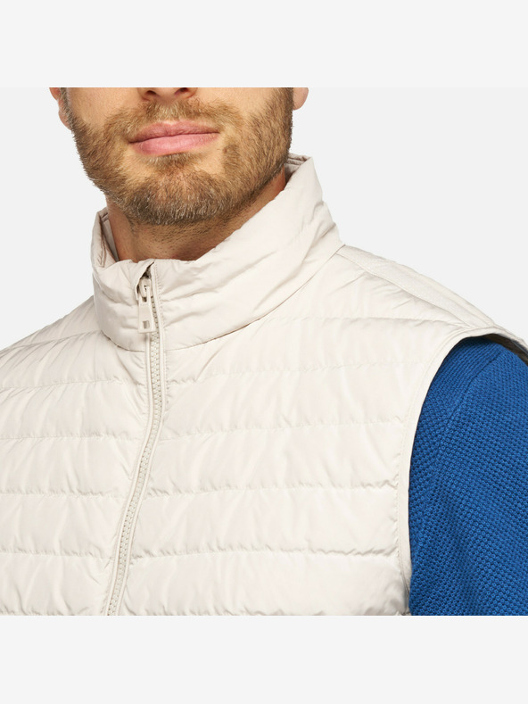 Geox Creme Herren Geox Warrens Weste