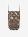 Guess Guess PU 4G Pfingstrose Multicolor Handytasche Braun