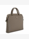 Guess Guess PU genarbte Dreieckslogo-Notebooktasche 15/16" Braun