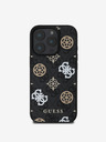 Guess Guess PU 4G Pfingstrose MagSafe Schutzhülle für iPhone 16 Pro Schwarz