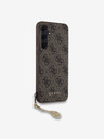 Guess Guess 4G Charm Back Cover für Samsung Galaxy A35 5G Braun