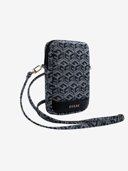 Guess Guess PU G Cube Handytasche mit Reissverschluss Schwarz