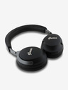 Guess Guess PU Leder Script Logo ANC/ENC Wireless Kopfhörer Schwarz