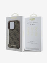 Guess Guess 4G Charm Back Cover für iPhone 16 Pro Ton in Ton Braun