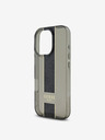 Guess Guess IML Middle 4G Stripe Back Cover für iPhone 16 Pro Max Schwarz