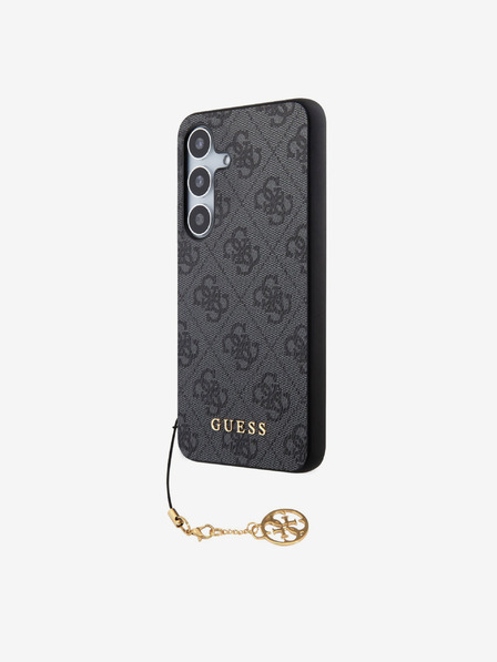 Guess Guess 4G Charm Schutzhülle für Samsung Galaxy S24 Grau